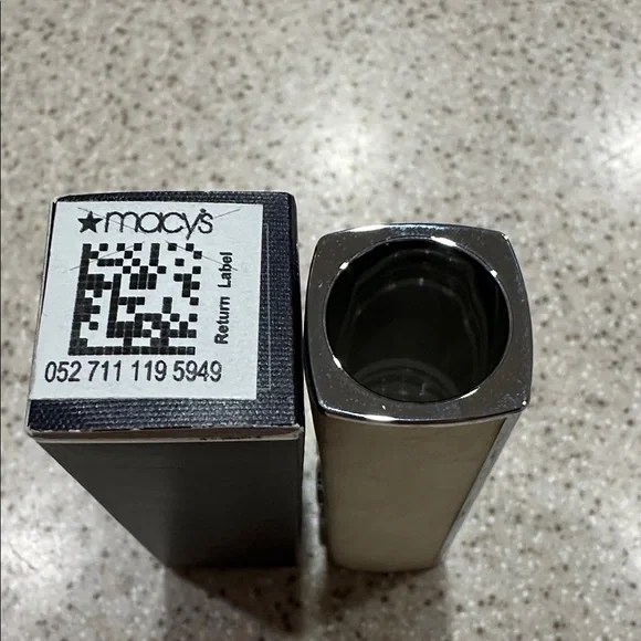 NWT Dior Addict White Canvas Patterned Lipstick Case with Silver Logo CD - Picture 5 of 5